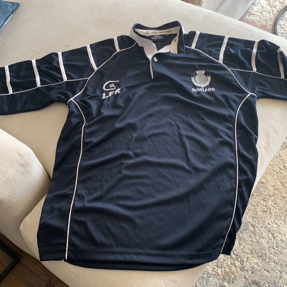 Navy rugby shirt